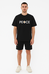 Peace black oversized tshirt