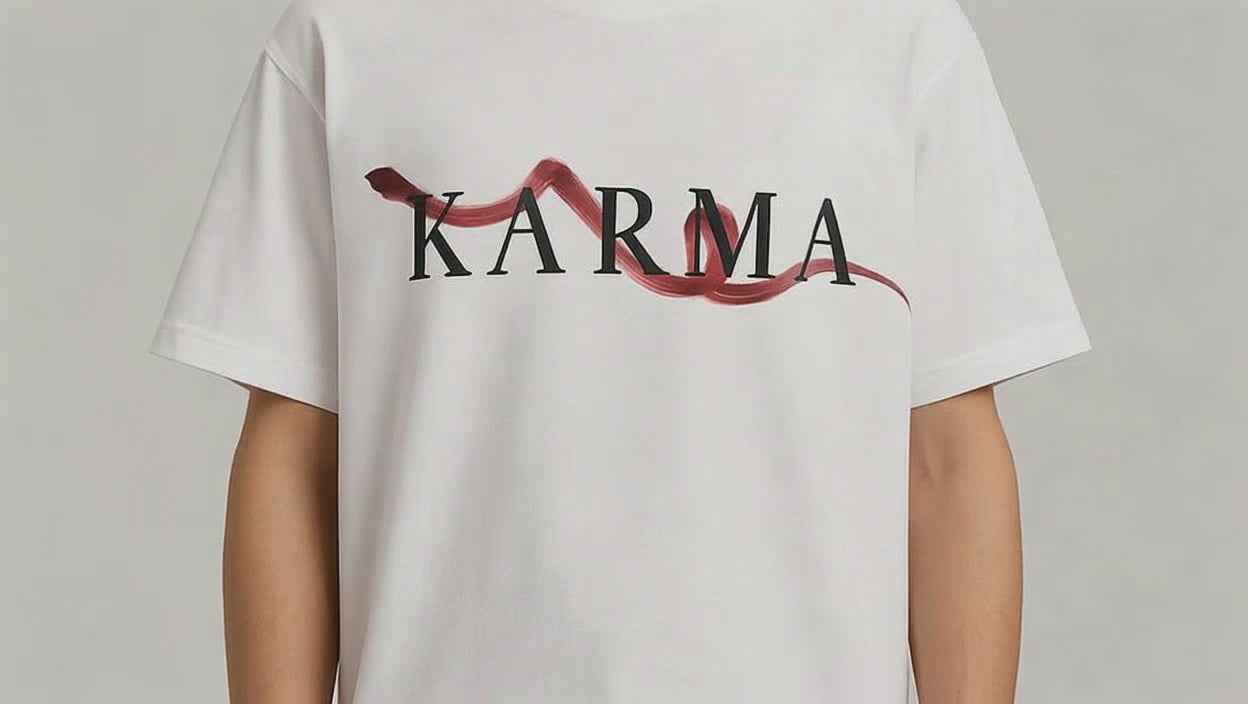 Karma Oversized white tshirt