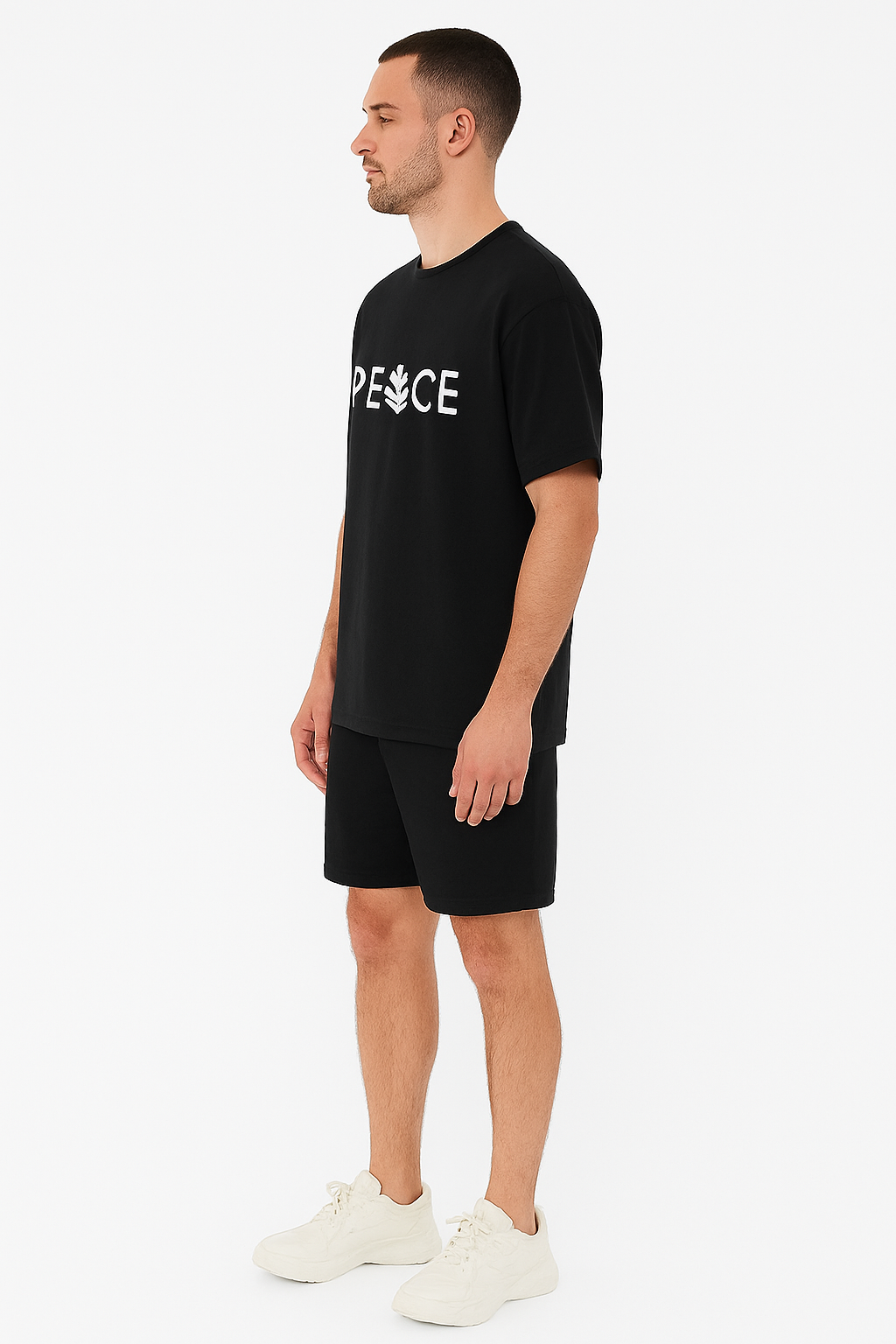 Peace black oversized tshirt